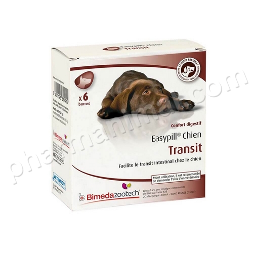 EASYPILL TRANSIT CHIEN         	b/6*28 g  	barres